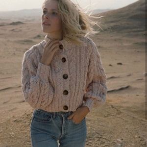 Doen Cardiff Cardigan in Cloud Size M